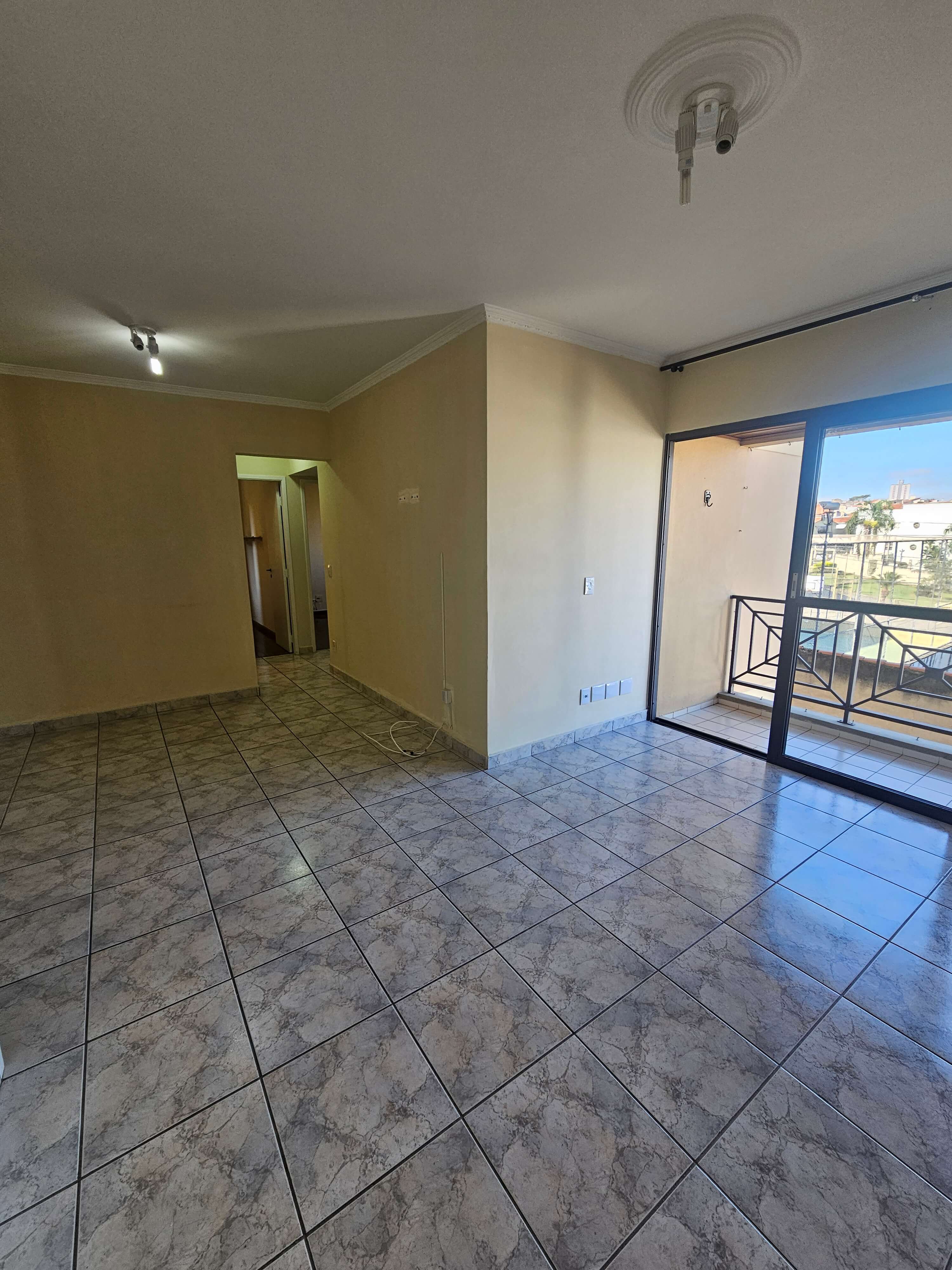 Sala de estar do apartamento no Solar de Santana